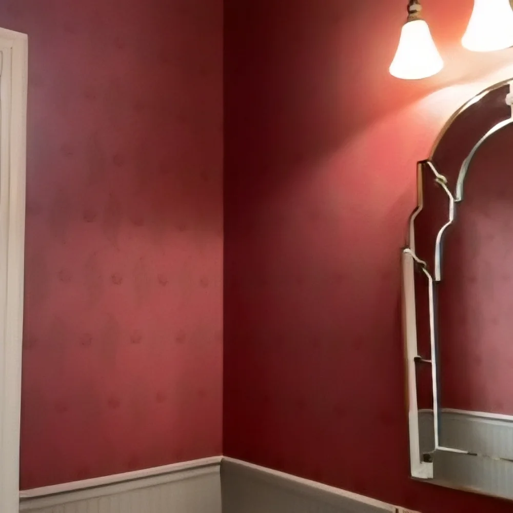 Farrow & Ball Rosslyn Wallpaper In Deep Red/Marroon